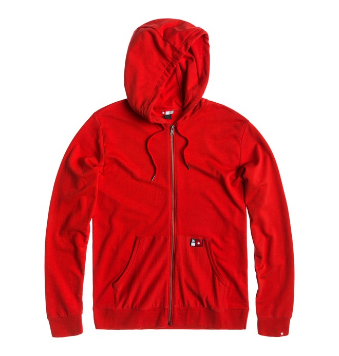 dcshoes, Men's Core Zip Sweatshirt, ATHLETIC RED (rqr0) 0 Men's Core Zip Sweatshirt Red ADYFT00101 DC Shoes