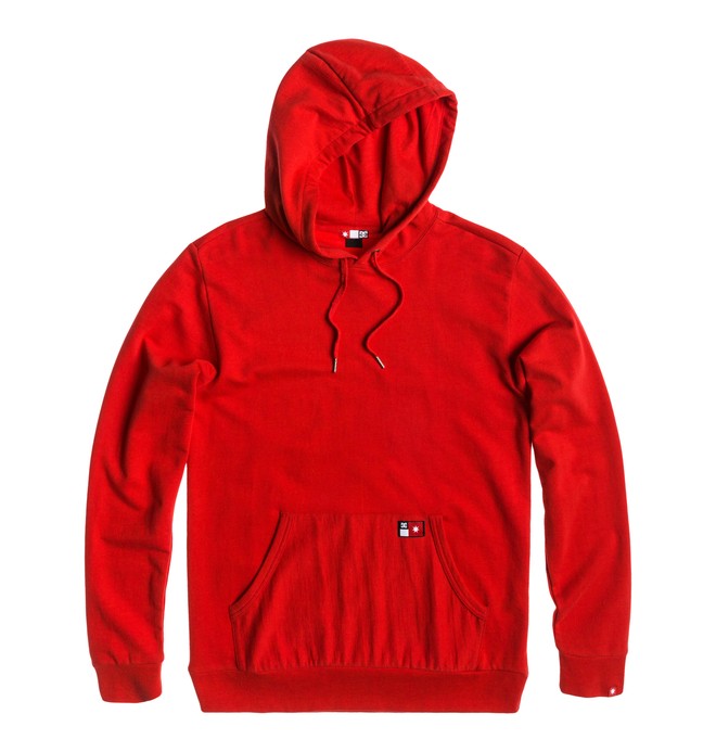 dcshoes, Men's Core Pullover Sweatshirt, ATHLETIC RED (rqr0) 0 Men's Core Pullover Sweatshirt Red ADYFT00102 DC Shoes