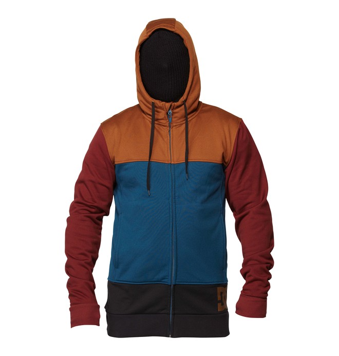 dcshoes, Men's Rubix Zip Hoodie, RUBBER (cpp0) 0 Men's Rubix Zip Hoodie ADYFT00125 DC Shoes