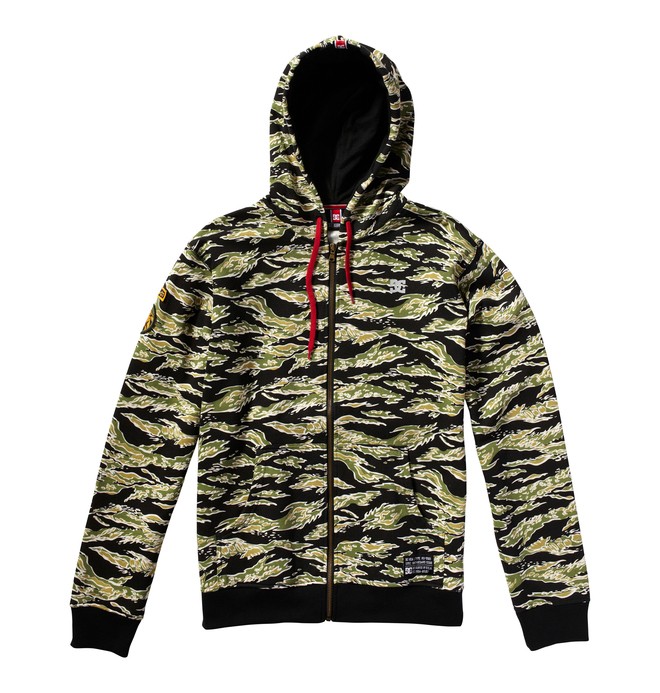 dcshoes, Men's Rob Dyrdek Tigerstripe ZH Fleece, MILITARY GREEN CAMO (gqk6) 0 Men's Rob Dyrdek Tigerstripe ZH Fleece ADYFT00144 DC Shoes