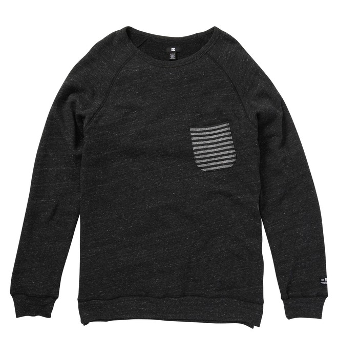 dcshoes, Men's Chester Crew Fleece, BLACK (kvj0) 0 Men's Chester Crew Fleece ADYFT00157 DC Shoes