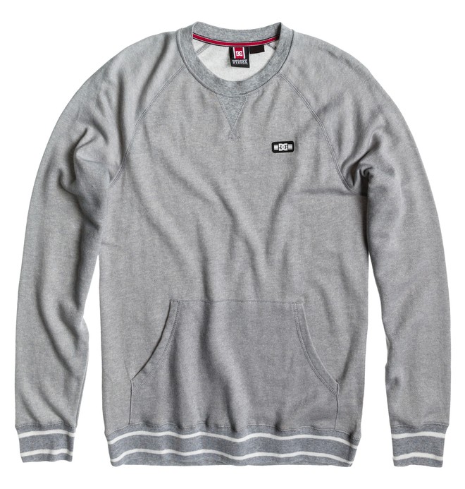 dcshoes, Men's Rob Dyrdek Official 2 Sweatshirt, HEATHER GREY (knfh) 0 Men's Rob Dyrdek Official 2 Sweatshirt Black ADYFT00193 DC Shoes