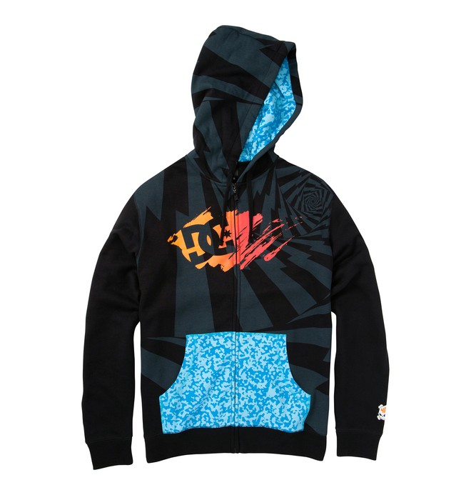 dcshoes, Men's Ken Block Spin Stroke Hoodie, BLACK (blk) 0 Men's Ken Block Spin Stroke Hoodie ADYFT00251 DC Shoes