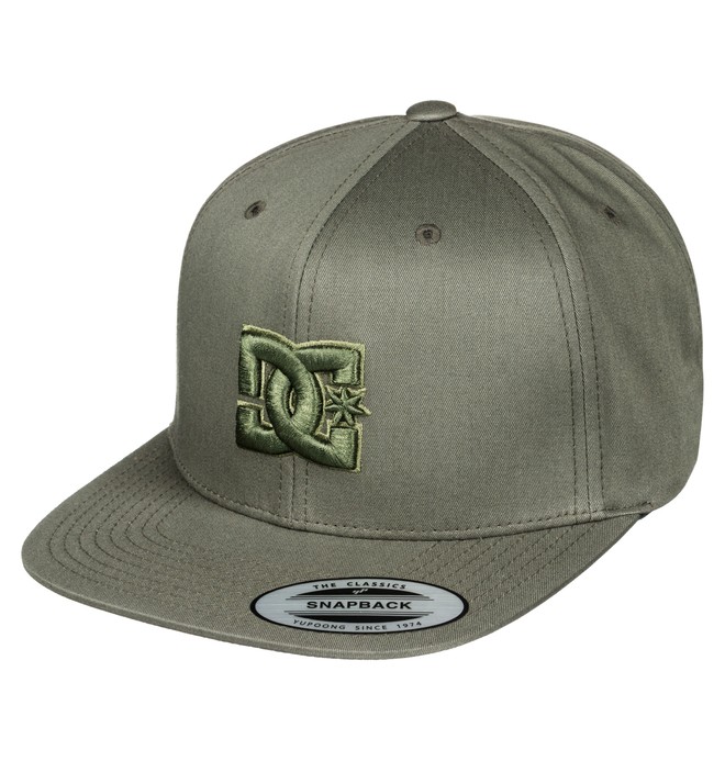 dcshoes, Men's Snappy Snapback Hat, FATIGUE GREEN (cqy0) 0 Men's Snappy Snapback Hat Brown ADYHA00058 DC Shoes