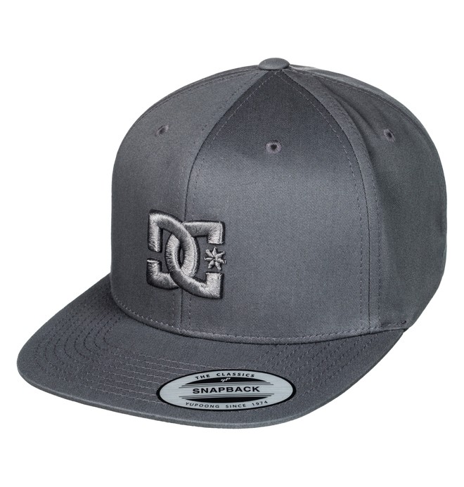 dcshoes, Men's Snappy Snapback Hat, DARK SHADOW (krp0) 0 Men's Snappy Snapback Hat Black ADYHA00058 DC Shoes