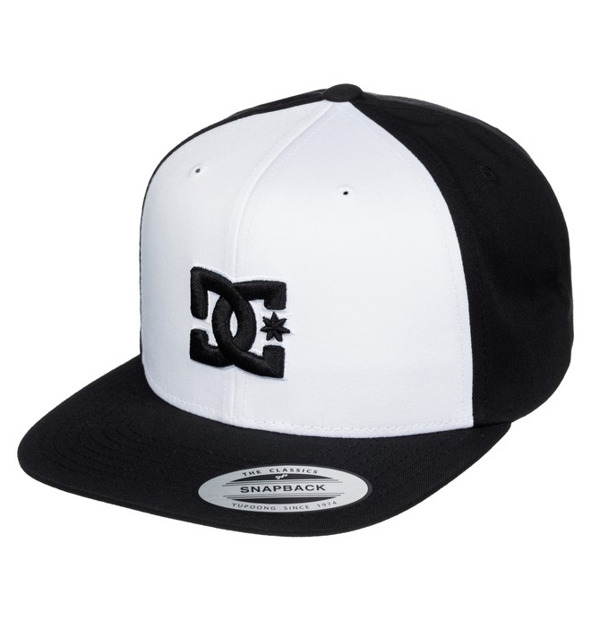 dcshoes, Men's Snappy Hat, WHITE/BLACK (xwwk) 0 Men's Snappy Hat White ADYHA00058 DC Shoes
