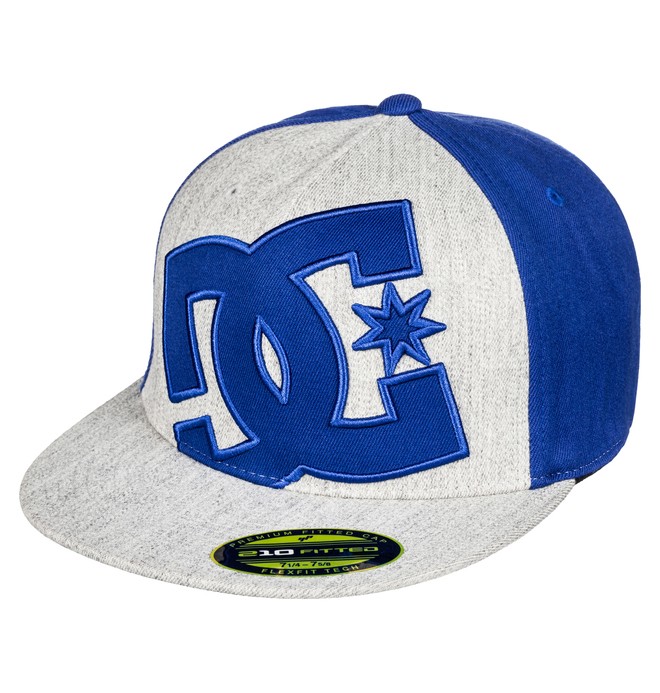 dcshoes, Men's Ya Heard Flexfit Hat, SUMMER BLUES (bra0) 0 Men's Ya Heard Flexfit Hat Blue ADYHA00141 DC Shoes