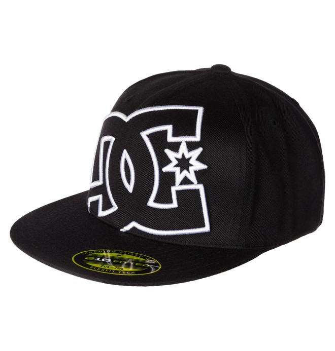 dcshoes, Men's Ya Heard Flexfit Hat, BLACK (blk) 0 Men's Ya Heard Flexfit Hat Black ADYHA00141 DC Shoes