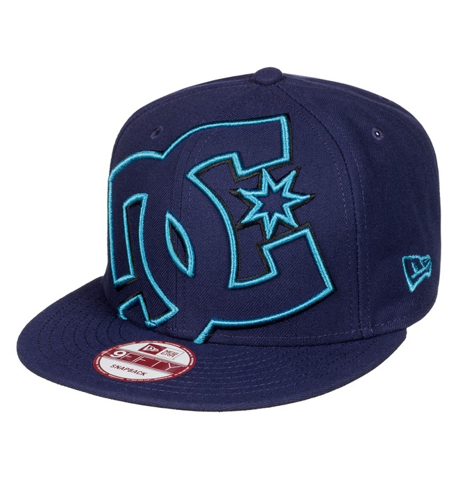 dcshoes, Men's Double Up Snapback Hat, SUMMER BLUES (bra0) 0 Men's Double Up Snapback Hat Blue ADYHA00277 DC Shoes