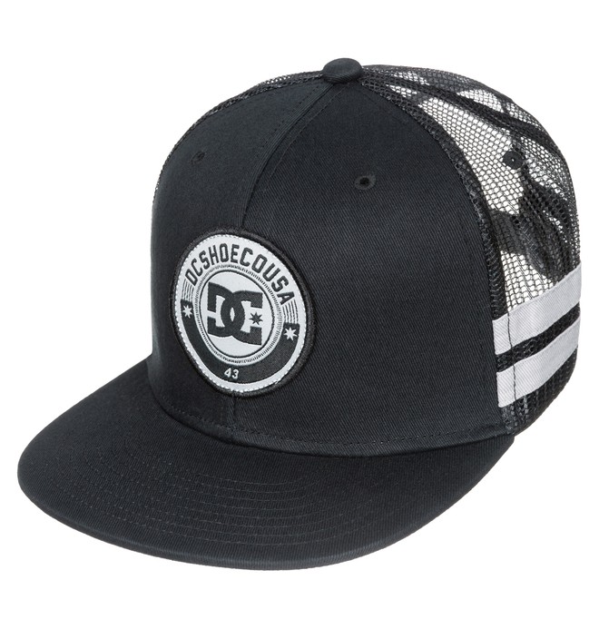 dcshoes, Men's Speedster 6-Panel Trucker Hat, BLACK (kvj0) 0 Men's Speedster 6-Panel Trucker Hat ADYHA03103 DC Shoes