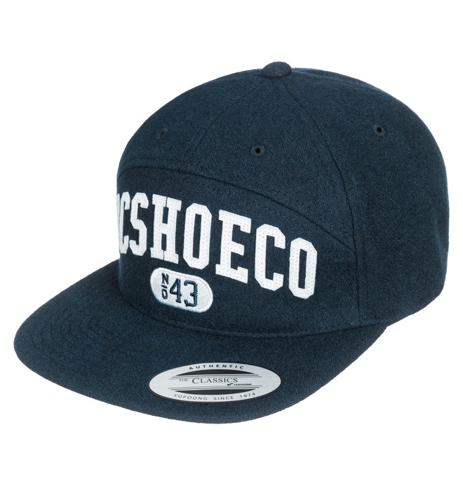 dcshoes, Men's Archers 5-Panel Arch Shape Hat, INDIGO (btn0) 0 Men's Archers 5-Panel Arch Shape Hat ADYHA03104 DC Shoes