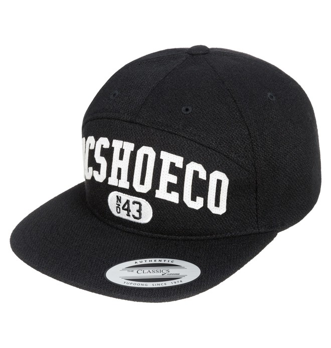 dcshoes, Men's Archers 5-Panel Arch Shape Hat, BLACK (kvj0) 0 Men's Archers 5-Panel Arch Shape Hat Black ADYHA03104 DC Shoes