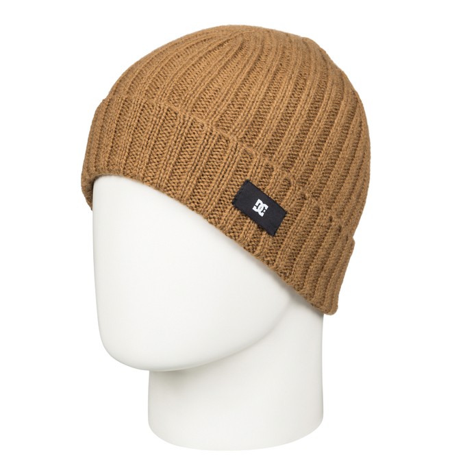 dcshoes, Flathead - Cuff Beanie, DC WHEAT (nnw0) 0 Flathead - Cuff Beanie Orange ADYHA03369 DC Shoes