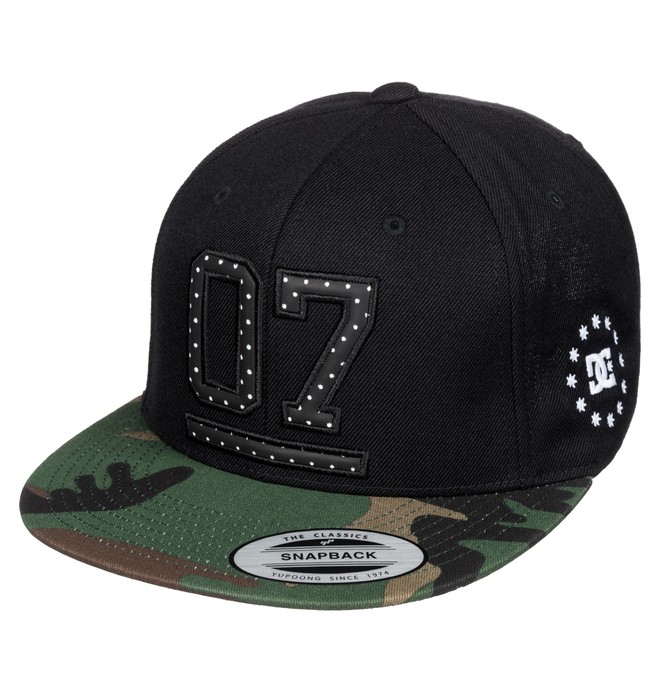 dcshoes, Oh Seven - Cap, BLACK (kvj0) 0 Oh Seven - Cap ADYHA03380 DC Shoes