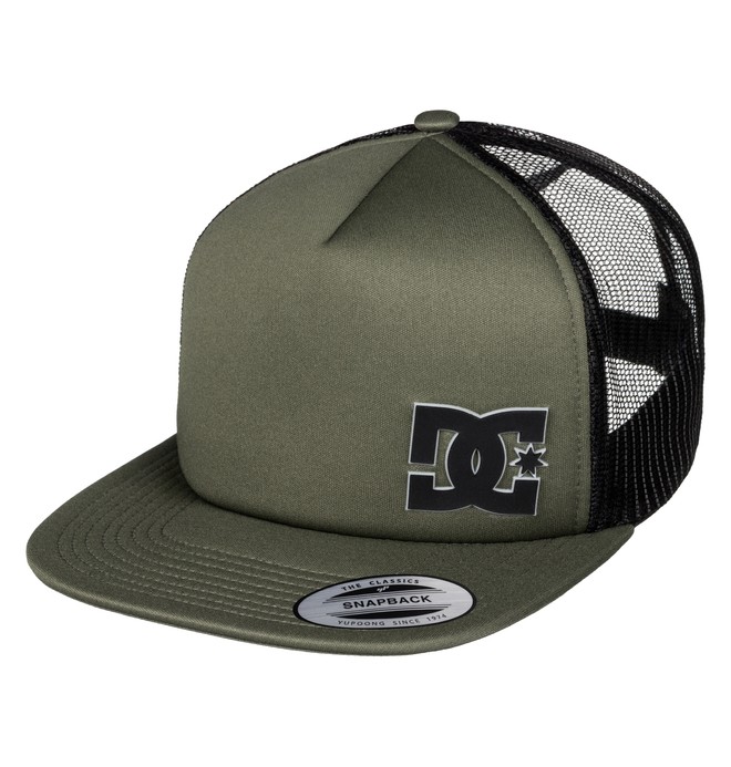 dcshoes, Men's Madglads Trucker Hat, FATIGUE GREEN (cqy0) 0 Men's Madglads Trucker Hat Brown ADYHA03386 DC Shoes
