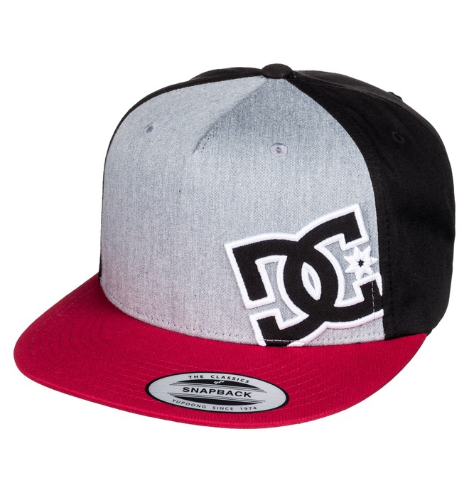 dcshoes, Men's Heard Ya Hat, CHILI PEPPER/GREY HEATHER (xrrs) 0 Men's Heard Ya Hat Red ADYHA03389 DC Shoes