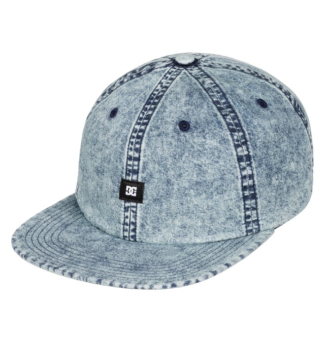 dcshoes, Men's Indy Go Snapback Hat, DARK INDIGO (byj0) 0 Men's Indy Go Snapback Hat Blue ADYHA03417 DC Shoes
