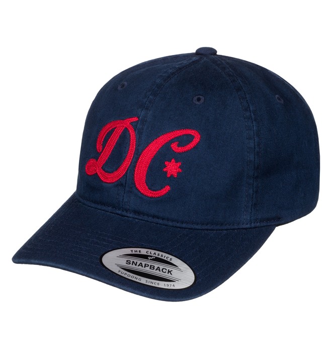 dcshoes, Men's Fieldings Snapback Hat, DARK INDIGO (byj0) 0 Men's Fieldings Snapback Hat Blue ADYHA03420 DC Shoes