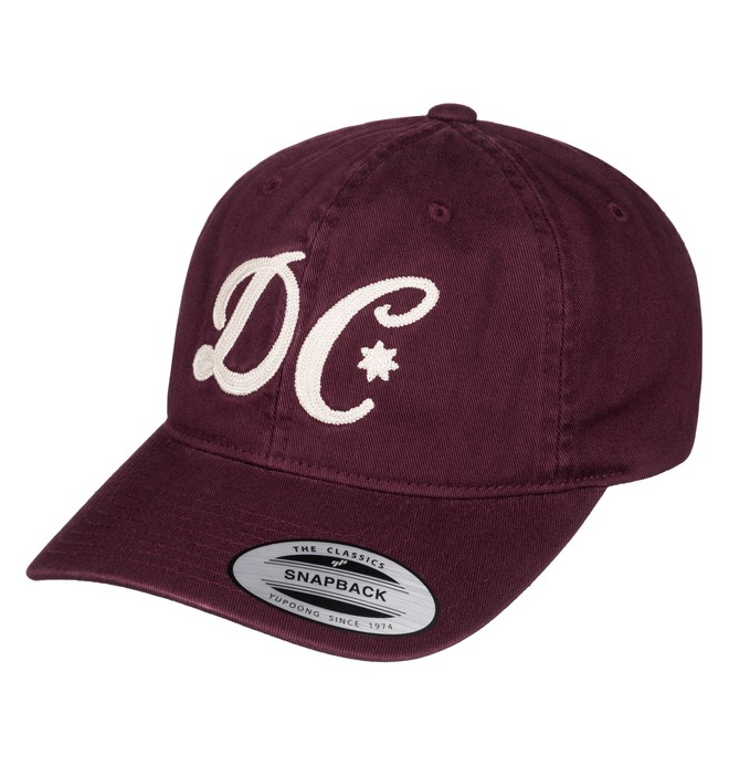 dcshoes, Men's Fieldings Snapback Hat, WINDSOR WINE (rsr0) 0 Men's Fieldings Snapback Hat Red ADYHA03420 DC Shoes