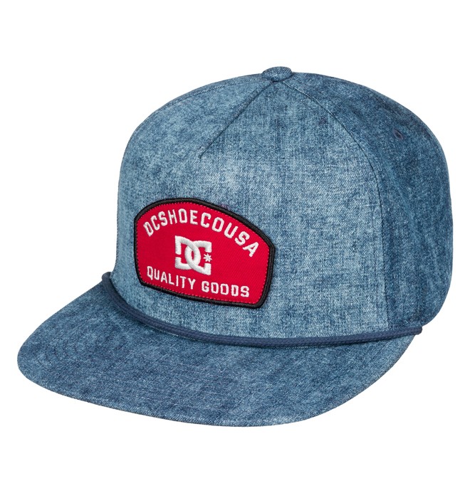 dcshoes, Бейсболка Denimo Snapback, INDIGO DENIM (prr0) 0 Бейсболка Denimo Snapback Фиолетовый ADYHA03428 DC Shoes