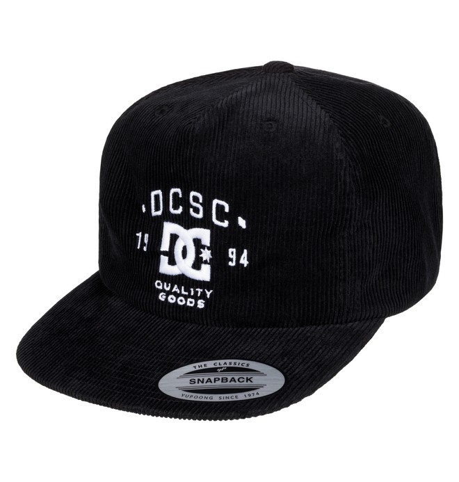 dcshoes, Cordbank - Casquette snapback, BLACK (kvj0) 0 Cordbank - Casquette snapback Noir ADYHA03430 DC Shoes
