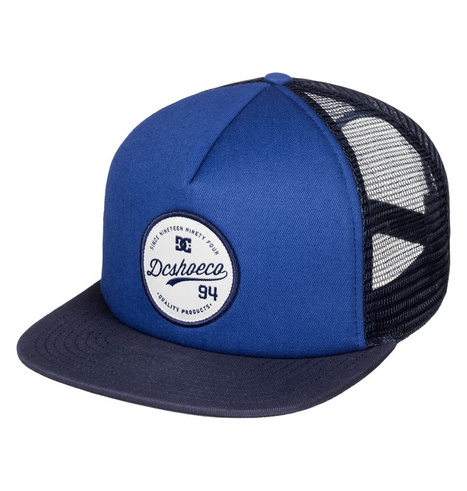 dcshoes, Men's Schmades Trucker Hat, SUMMER BLUES (bra0) 0 Men's Schmades Trucker Hat ADYHA03432 DC Shoes