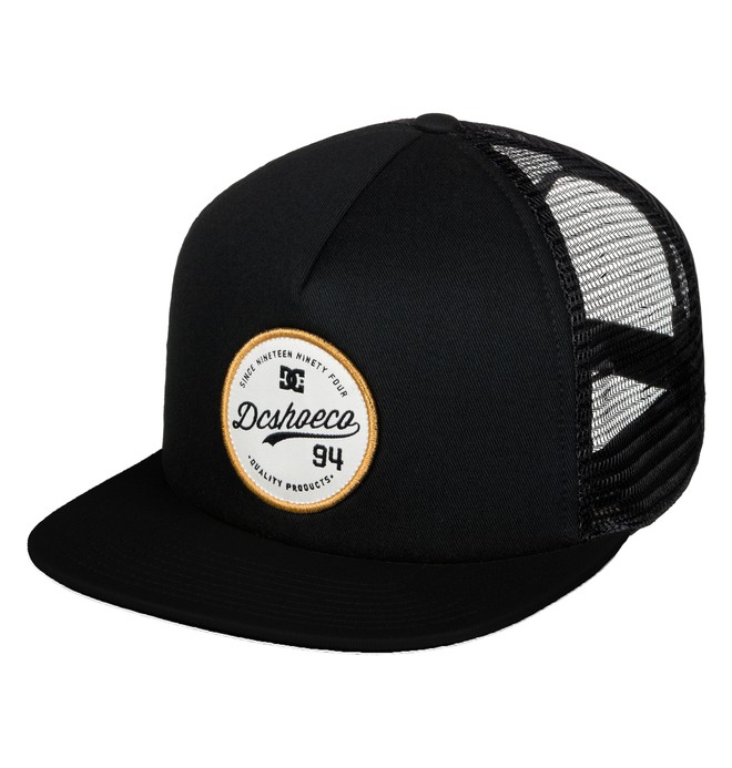 dcshoes, Men's Schmades Trucker Hat, BLACK (kvj0) 0 Men's Schmades Trucker Hat Black ADYHA03432 DC Shoes