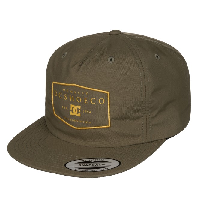 dcshoes, Men's Spidal Snapback Hat, DARK OLIVE (csn0) 0 Men's Spidal Snapback Hat ADYHA03434 DC Shoes
