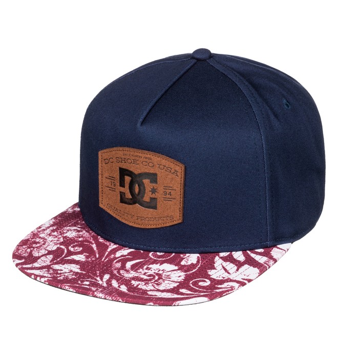 dcshoes, Men's Regal Snapback Hat, DARK INDIGO (byj0) 0 Men's Regal Snapback Hat Blue ADYHA03436 DC Shoes
