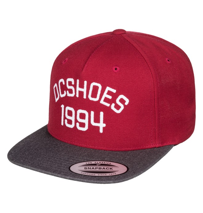 dcshoes, Men's Fellis Snapback Hat, CHILI PEPPER (rrd0) 0 Men's Fellis Snapback Hat Red ADYHA03437 DC Shoes