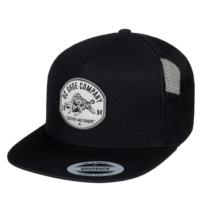 dcshoes, Men's Middrift Snapback Hat, BLACK (kvj0) 0 Men's Middrift Snapback Hat ADYHA03439 DC Shoes