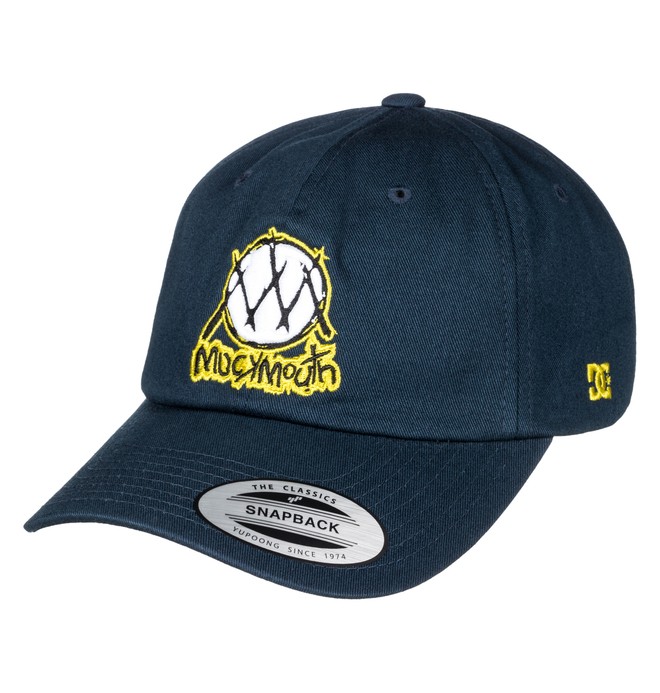 dcshoes, Muckmouth X DC - Strapback Cap, DARK INDIGO (byj0) 0 Muckmouth X DC - Strapback Cap ADYHA03467 DC Shoes