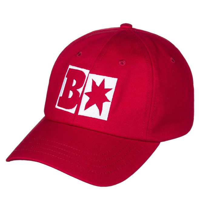 dcshoes, Men's Baker X DC Decon Baseball Hat, CHILI PEPPER (rrd0) 0 Men's Baker X DC Decon Baseball Hat Red ADYHA03468 DC Shoes