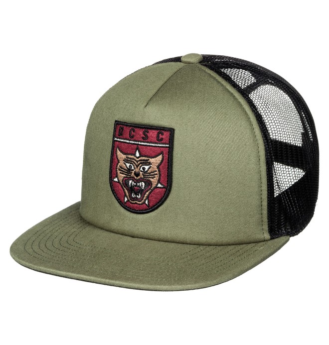 dcshoes, Surplus - Casquette trucker, VINTAGE GREEN (gzj0) 0 Surplus - Casquette trucker Vert ADYHA03473 DC Shoes