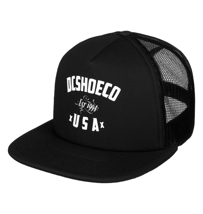 dcshoes, Sugihara - Trucker Cap, BLACK (kvj0) 0 Sugihara - Trucker Cap Black ADYHA03545 DC Shoes