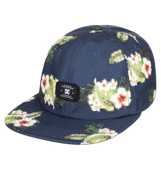 dcshoes, Men's Realstead Snapback Hat, DARK INDIGO HIBYGARDEN (byj7) 0 Men's Realstead Snapback Hat Blue ADYHA03558 DC Shoes