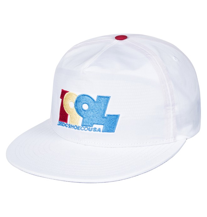 dcshoes, Men's Graduate Snapback Hat, SNOW WHITE (wbb0) 0 Men's Graduate Snapback Hat White ADYHA03559 DC Shoes