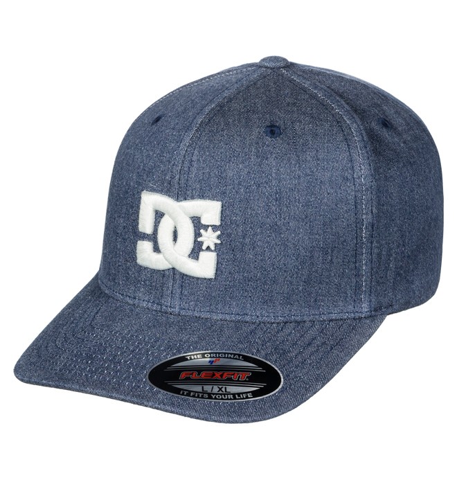 dcshoes, Capstar TX - Flexfit Cap, DARK INDIGO (byj0) 0 Capstar TX - Flexfit Cap Blue ADYHA03561 DC Shoes