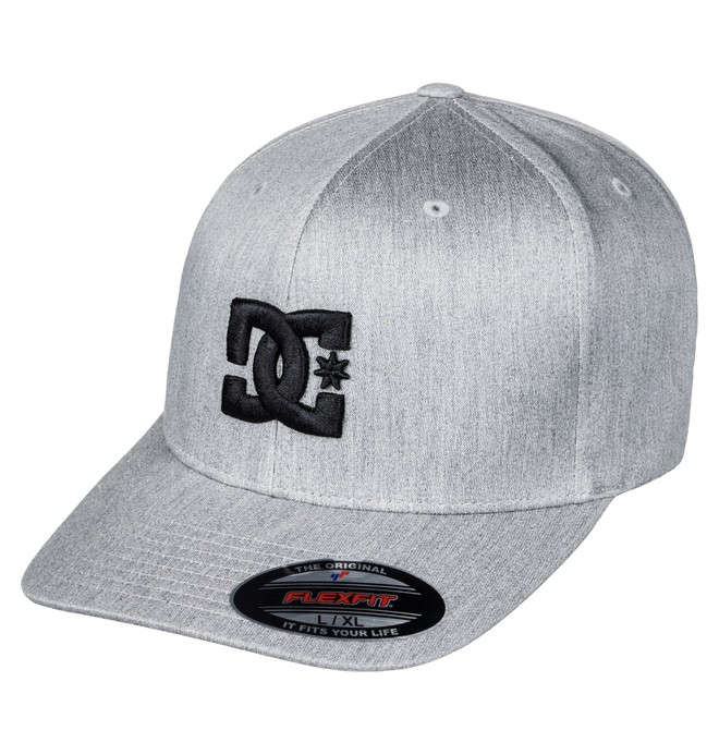 dcshoes, Men's Hatstar TX Flexfit Hat, CASTLEROCK (kpv0) 0 Men's Hatstar TX Flexfit Hat Black ADYHA03561 DC Shoes