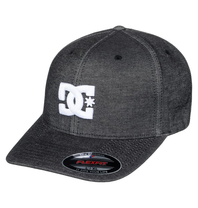 dcshoes, Men's Hatstar TX Flexfit Hat, BLACK (kvj0) 0 Men's Hatstar TX Flexfit Hat Black ADYHA03561 DC Shoes