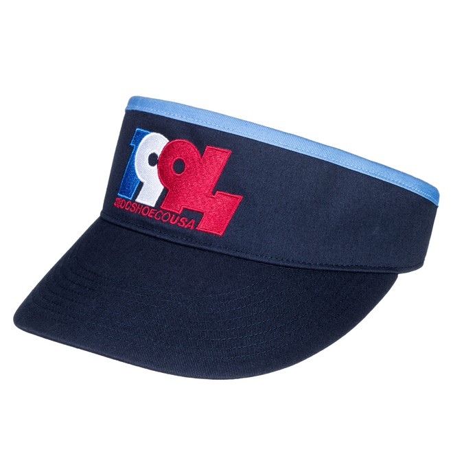 dcshoes, Men's Olympiado Visor, DARK INDIGO (byj0) 0 Men's Olympiado Visor Blue ADYHA03565 DC Shoes