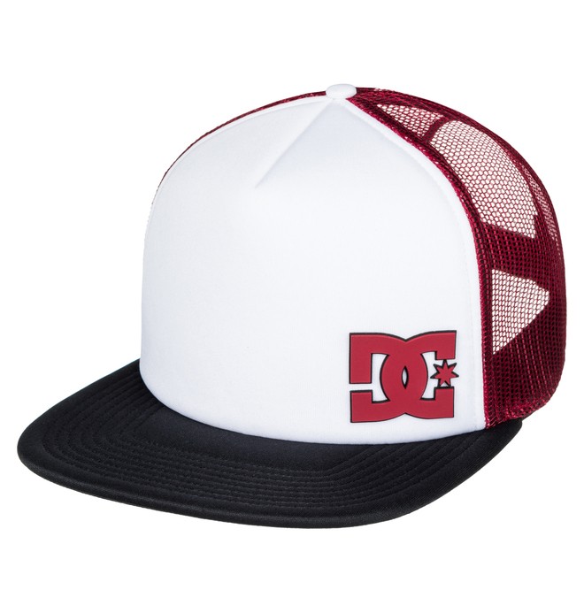 dcshoes, Men's Madglads Trucker Hat, BLACK/ SNOW WHITE (xkkw) 0 Men's Madglads Trucker Hat Black ADYHA03574 DC Shoes