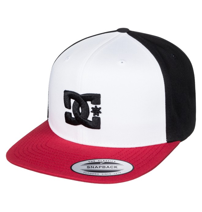 dcshoes, Snappy - Snapback Cap, BLACK/ SNOW WHITE (xkkw) 0 Snappy - Snapback Cap Schwarz ADYHA03575 DC Shoes