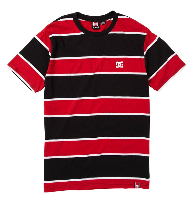 dcshoes, Men's Rob Dyrdek Score Shirt, BLACK / RED (blr) 0 Men's Rob Dyrdek Score Shirt ADYKT00001 DC Shoes