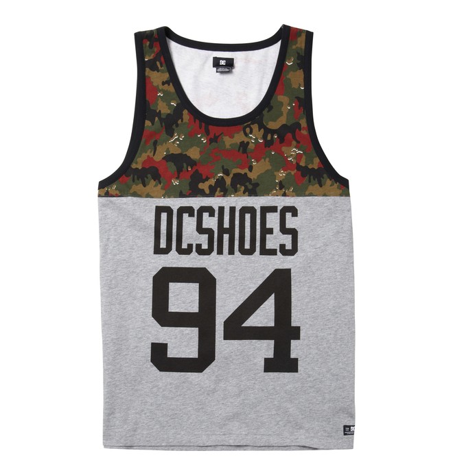 dcshoes, Men's Kaydo Tank, HTR GREY PRINT (sle6) 0 Men's Kaydo Tank Grey ADYKT00151 DC Shoes