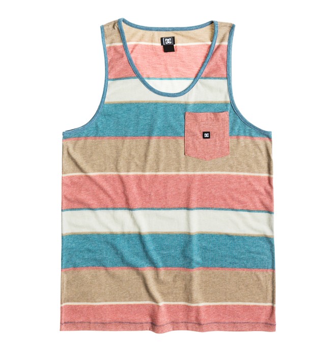 dcshoes, Men's Peabody Tank, ORANGE STRIPE (nnc3) 0 Men's Peabody Tank Orange ADYKT00187 DC Shoes