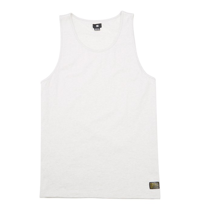 dcshoes, Men's Wayback Tank, HEATHER OATMEAL (sewh) 0 Men's Wayback Tank Grey ADYKT00191 DC Shoes