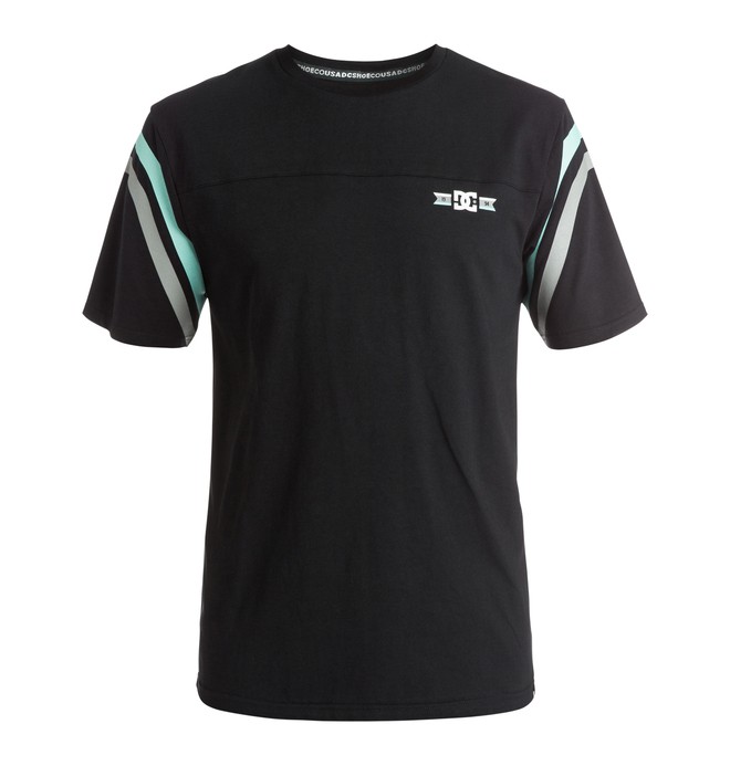 dcshoes, Flagged Knit - T-Shirt, BLACK (kvj0) 0 Flagged Knit - T-Shirt ADYKT03083 DC Shoes