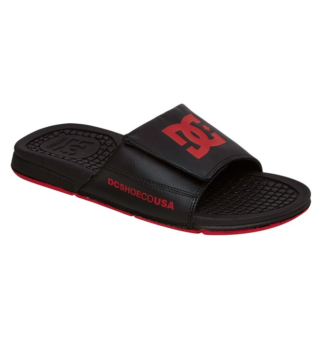 dcshoes, Men's Drifter Sandals, BLACK/ATHLETIC RED (bah) 0 Men's Drifter Sandals ADYL100003 DC Shoes