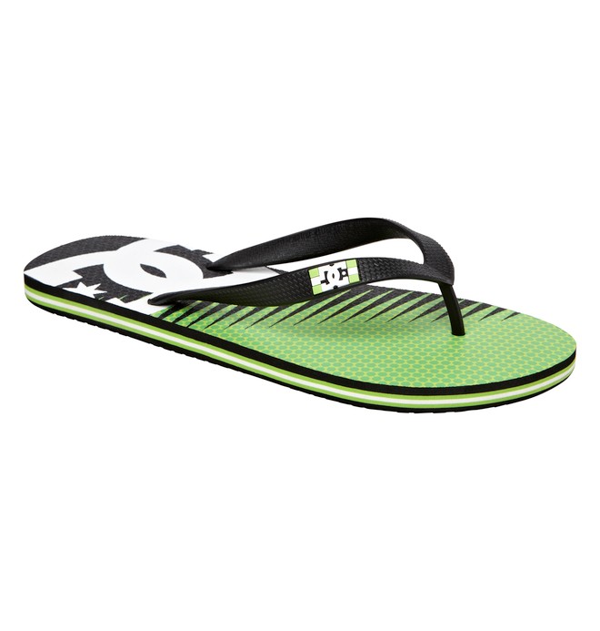 dcshoes, Men's Spray Carnivor Sandal, BLACK/GREEN (bgn) 0 Men's Spray Carnivor Sandal Black ADYL100004 DC Shoes